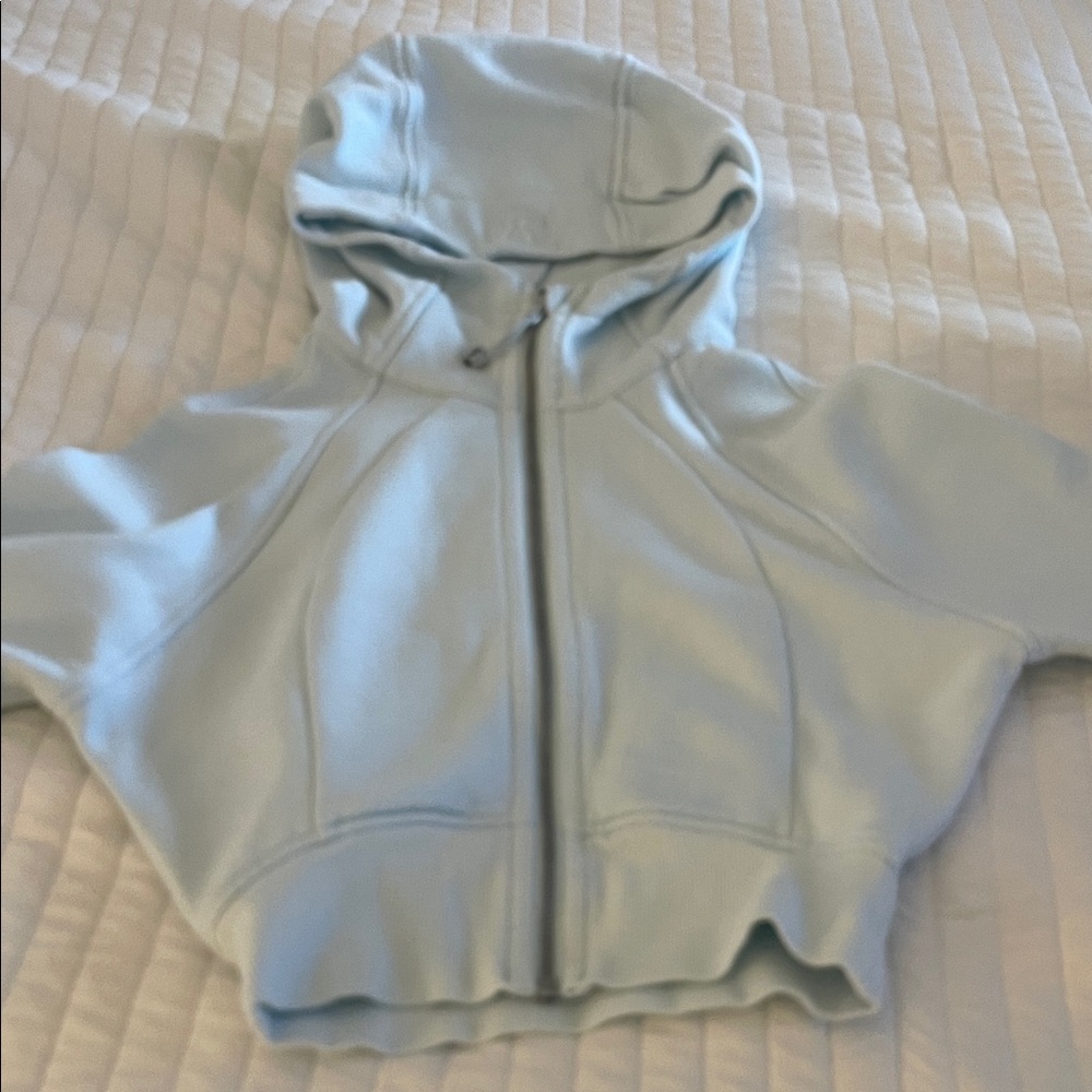 lululemon athletica Sky Blue Zip-Up Hoodie